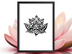 Poster FLEUR DE LOTUS