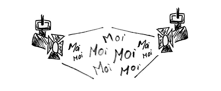 Projecteurs projecteur pour son besoin d'attention et estime de soi